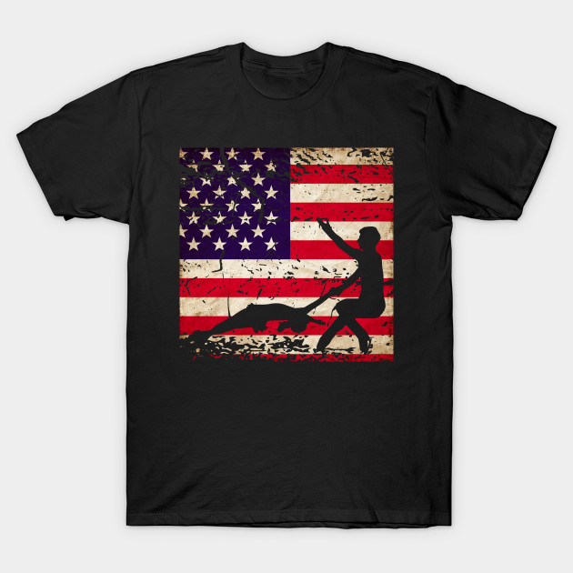 Pairs Figure Skating American Flag